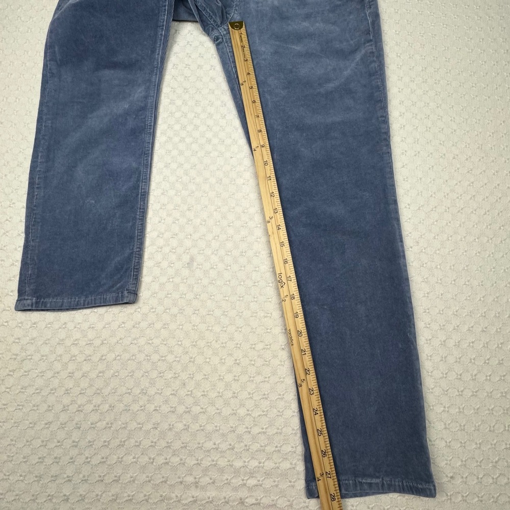 Dear John Blaire Straight Corduroy Pants Womens Size 28 Dusty Blue Stretch - Picture 8 of 11